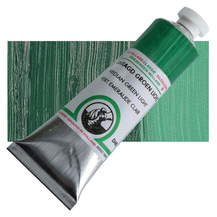 Масло Old Holland D46 Изумрудная зелёная светлая/ 40мл.