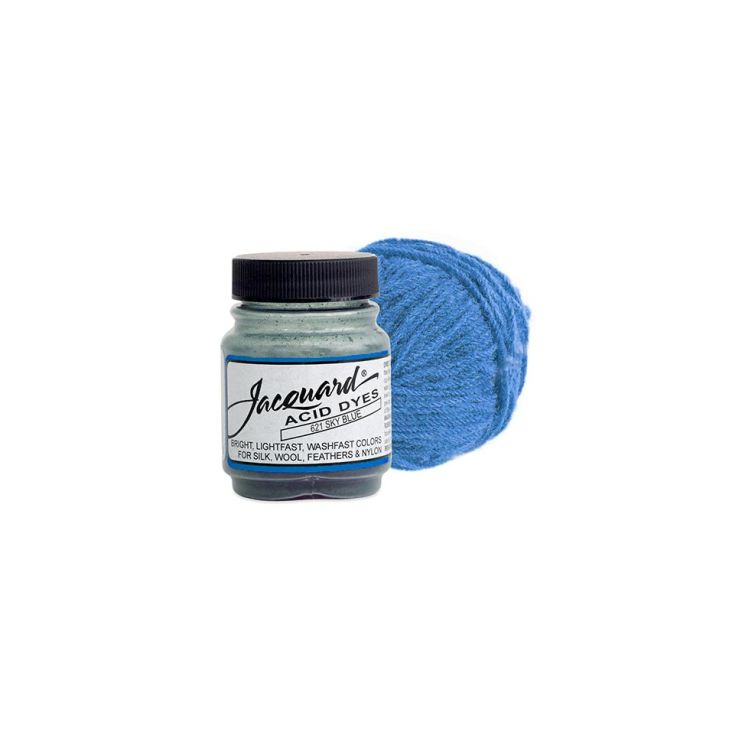 Краситель порошковый Jacquard "Acid Dye" #621 небесно-голубой