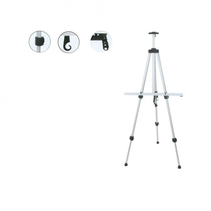 Мольберт треного переносной "Solo Goya" алюминиевый в чехле с ручкой/  160х60х110 см