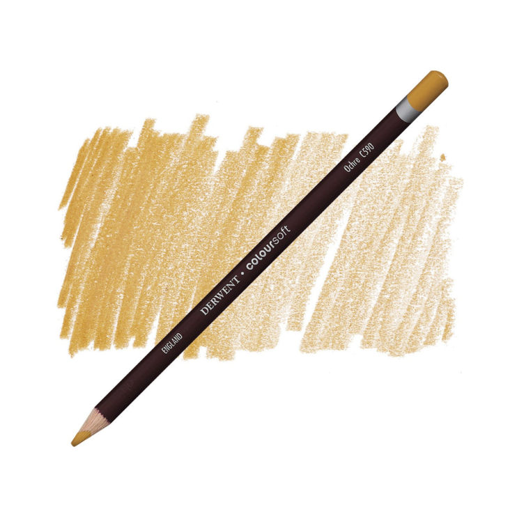 Карандаш цветной Derwent "Coloursoft" C590 Охра (0701011)