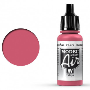 Краска для аэрографии "Model Air" цвет 71.070 (Signal Red Metallic)