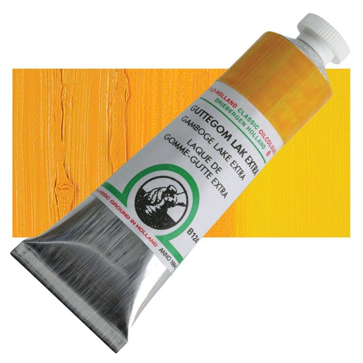 Масло Old Holland B124 Гуммигут прозрачный лак/ 40мл.