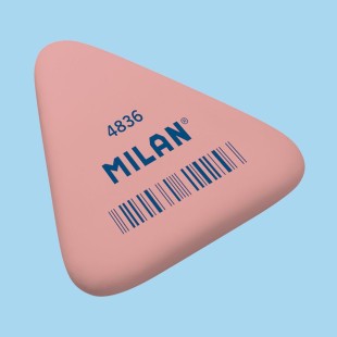 Ластик каучуковый Milan "4836" треугольный (5 х 4,4 х 0,7 см)