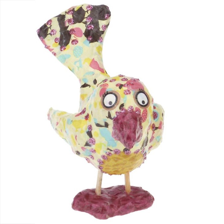 Фигурка из папье-маше Decopatch "Птичка" 13х8х16см (SA163)