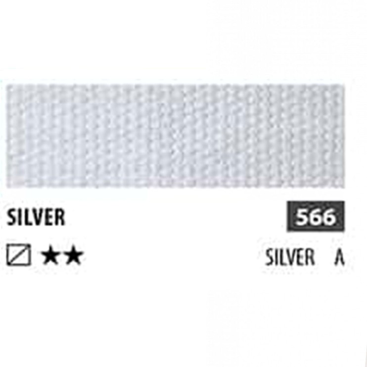 Краска акриловая ShinHan "Professional" №566 Серебряный, туба 50мл 