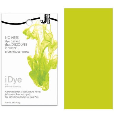 Краситель для натуральных волокон Jacquard "iDYE" 422 шартрез, 14 гр