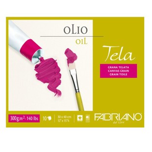 Склейка для масла Fabriano "Tela" 30x40см, 10л, 300гр/м² (68003040)
