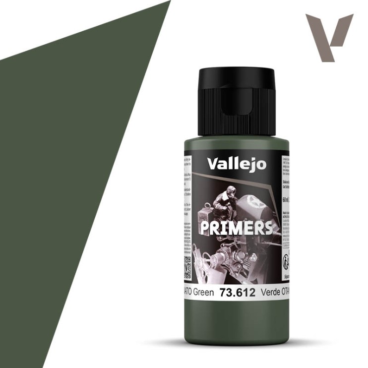 Грунт Vallejo "Primers" 73.612 NATO Green, 60мл (акрилово-полиуретановый)