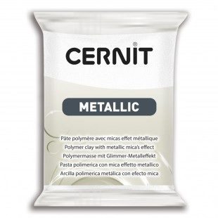 Полимерный моделин Cernit "Metallic" #085 перламутровый белый,  56гр