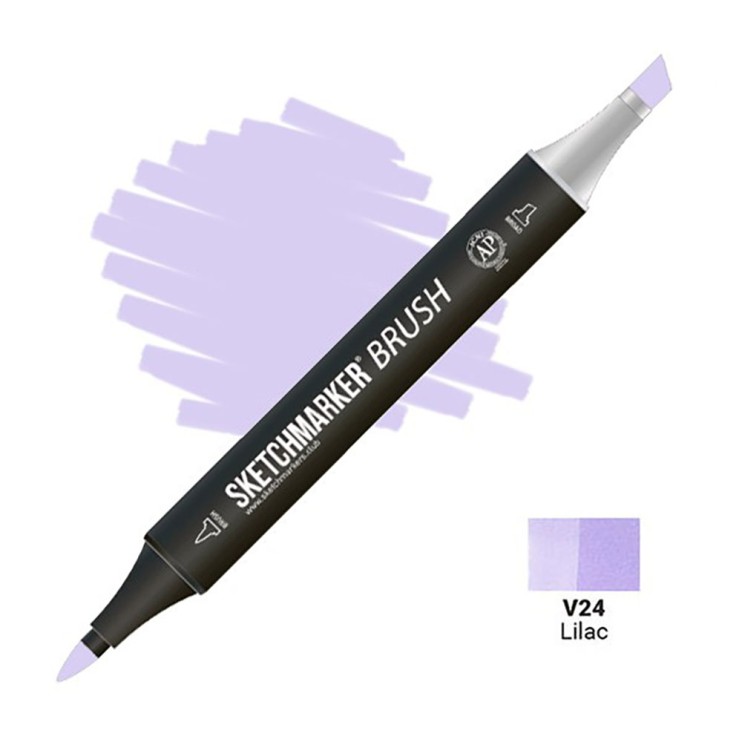 Маркер SketchMarker "Brush" V24 Сиреневый