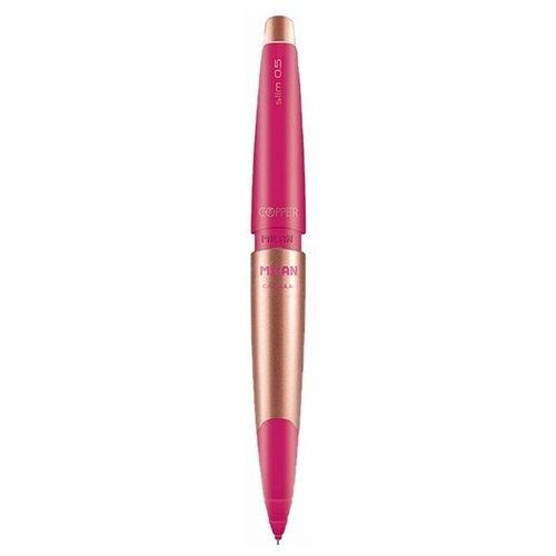 Карандаш механический Milan "CAPSULE Slim Copper" 0.5мм, цвет розовый
