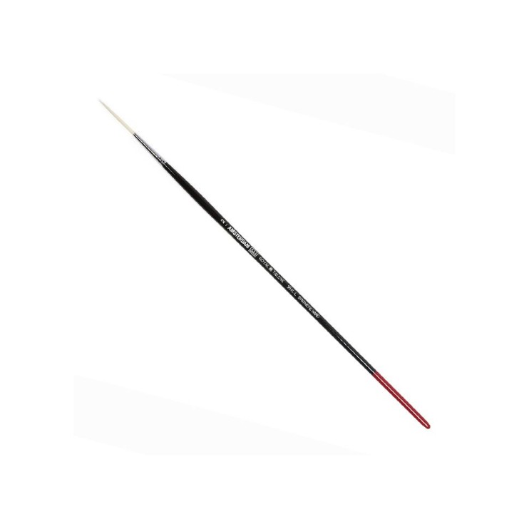 Кисть для рисования синтетика жесткая лайнер Royal Talens "Amsterdam 351L" №2 на удлиненной ручке