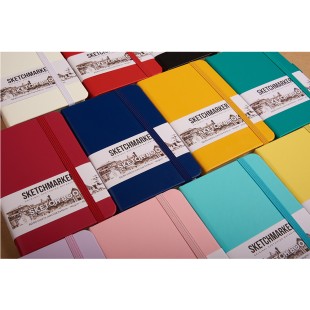 Блокнот для зарисовок Sketchmarker 12x12см, 80л,140гр/м² ,твердая обложка, Белый