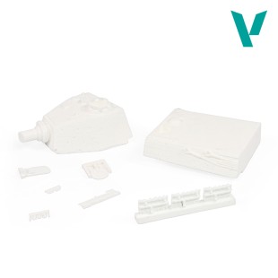 Фигурка для моделизма King Tiger Section 1/35, неокрашенная