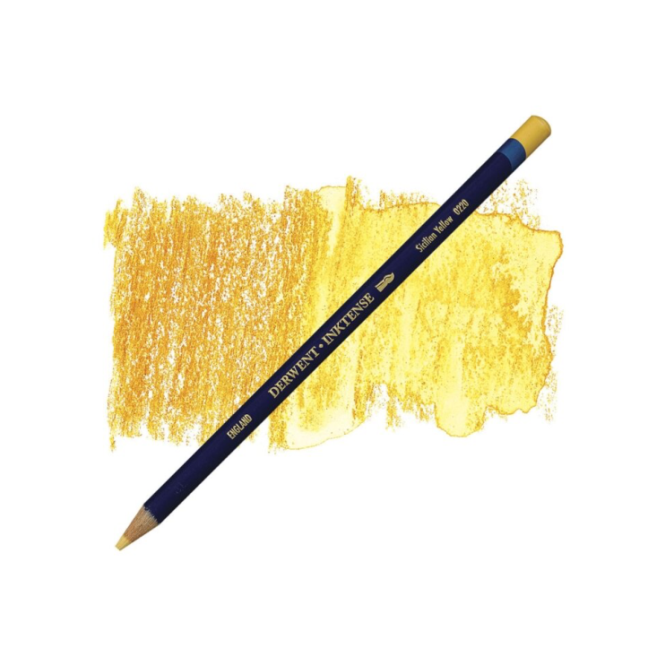 Набор карандашей чернильных Derwent "Inktense" 3 штуки, желтые оттенки (0220, 0230, 0240)