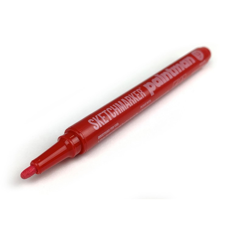 Маркер пигментный Sketchmarker "Paintman" 1.0мм, красный
