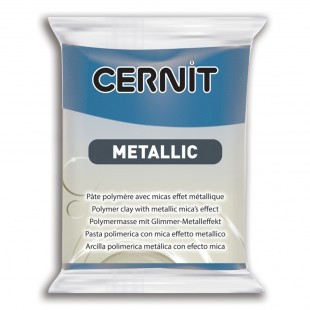 Полимерный моделин Cernit "Metallic" #200 синий, 56гр