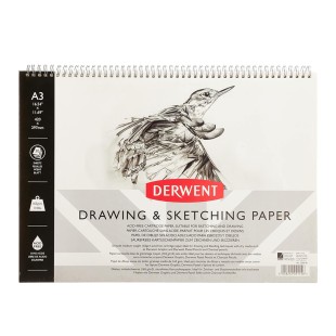 Блокнот Derwent "Sketch Pad" для эскизов А3 "Пейзаж" 30л., 165 гр. /спираль