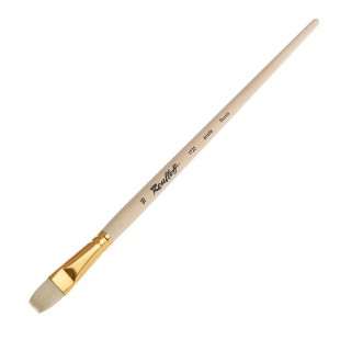 Щетина плоская Roubloff "1722" №16 длинная лаковая ручка