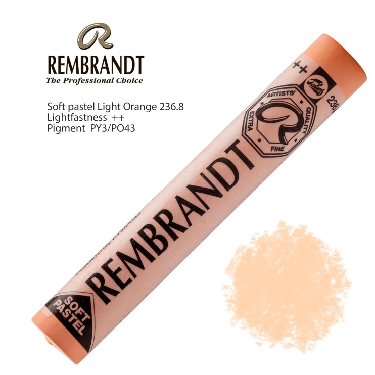 Пастель сухая Rembrandt №236.8 Оранжевый светлый