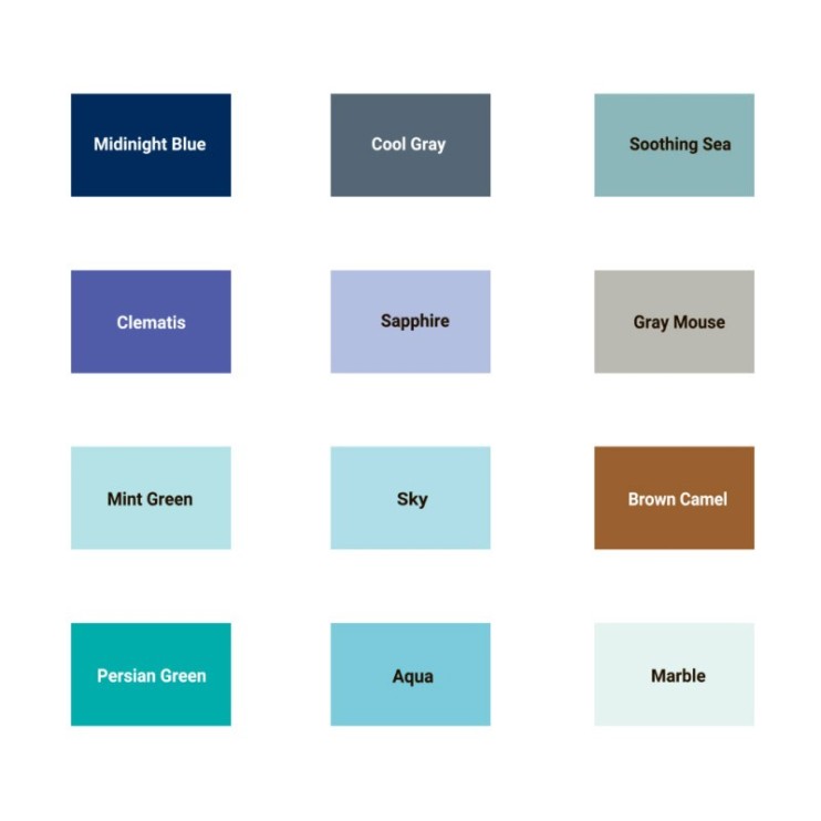 Набор акварельных маркеров Sketchmarker Aqua "Sea Set" 12 цветов