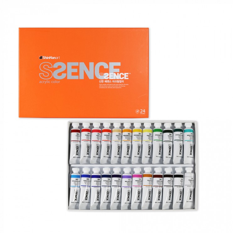 Набор акриловых красок Shinhan "Essence" 24 тубы по 20мл в картонной упаковке