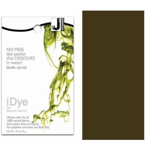 Краситель для натуральных волокон Jacquard "iDYE" 426 оливковый, 14 гр