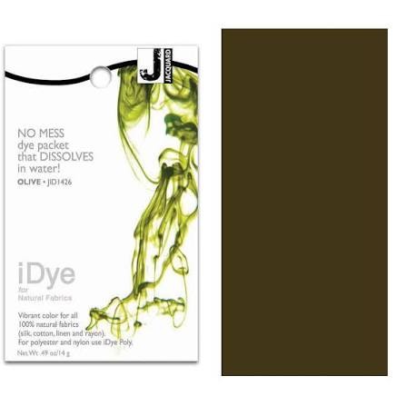 Краситель для натуральных волокон Jacquard "iDYE" 426 оливковый, 14 гр