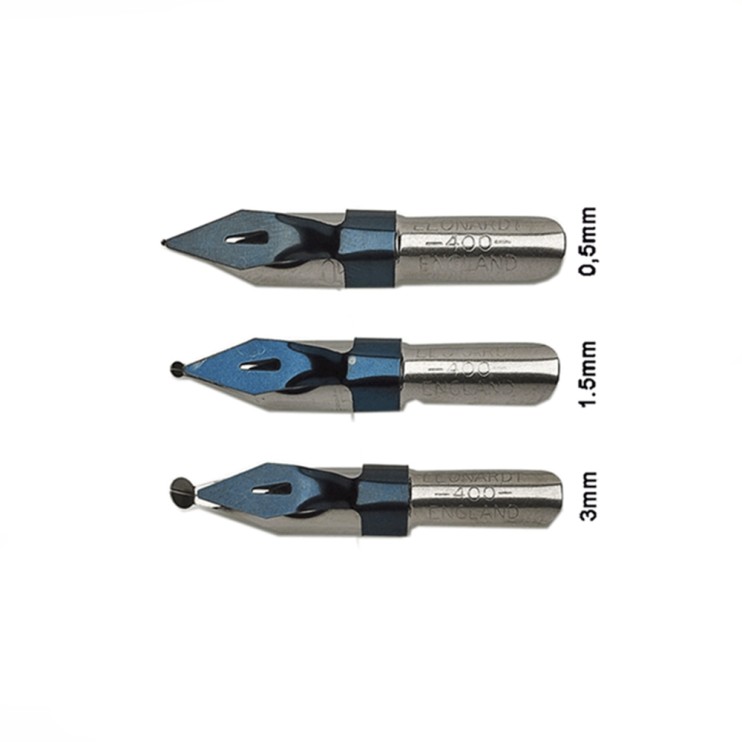 3 пера с шаровидным наконечником "Ornamental" №0,5/ 1,5/ 3