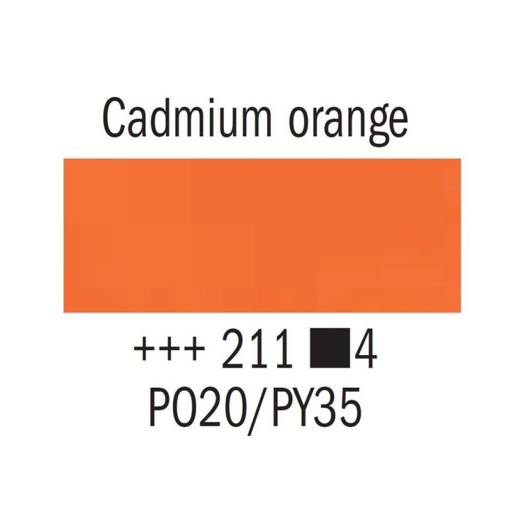 Краска масляная "Rembrandt" №211 Кадмий оранжевый / 40мл
