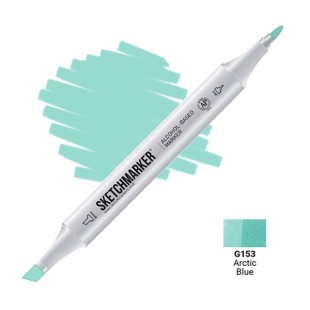 Маркер двусторонний Sketchmarker "Classic" G153 Арктический голубой