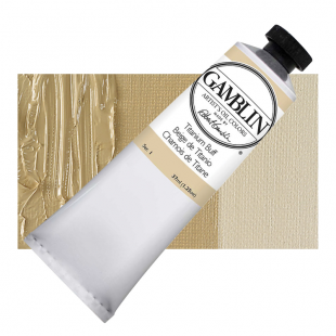 Масляная краска Gamblin "Artist" Titanium Buff (титановый палевый), туба 37мл