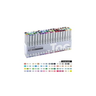 Набор Copic Sketch "Set B" 72 маркера в пластиковом пенале