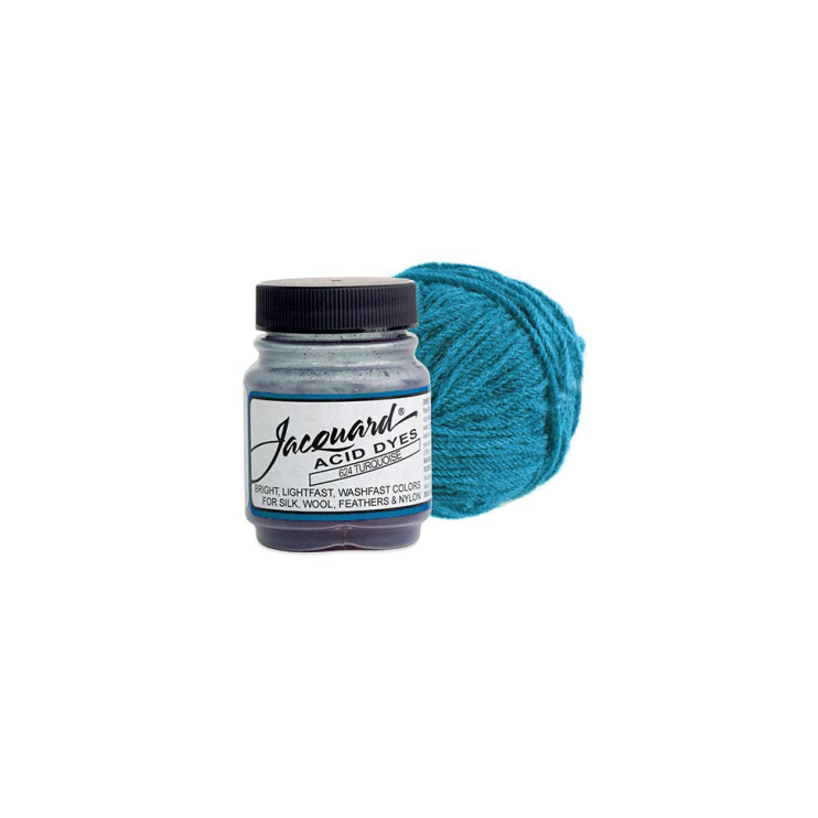 Краситель порошковый Jacquard "Acid Dye" #624 бирюзовый