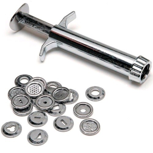 Экструдер для пластики, пластилина и глины "DK11028" 19 насадок, металлический