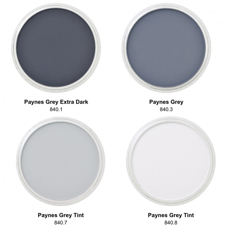 Комплект сухой пастели PanPastel "Paynes Grey" №840 (4 оттенка)
