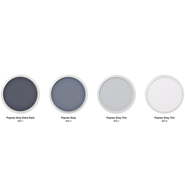 Комплект сухой пастели PanPastel "Paynes Grey" №840 (4 оттенка)