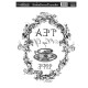 Трансфер 25х35см, HDT049 чашка вензеля