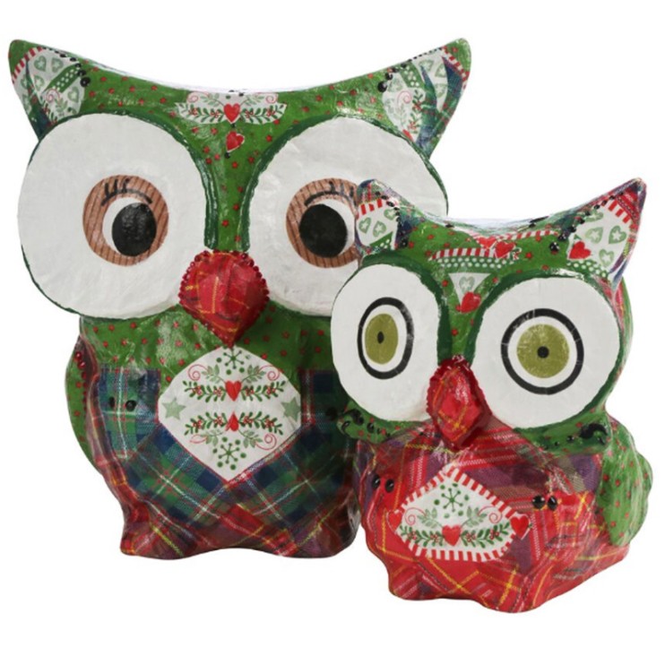 Фигурка из папье-маше Decopatch "Сова" 13,5х10х15см (SA169)