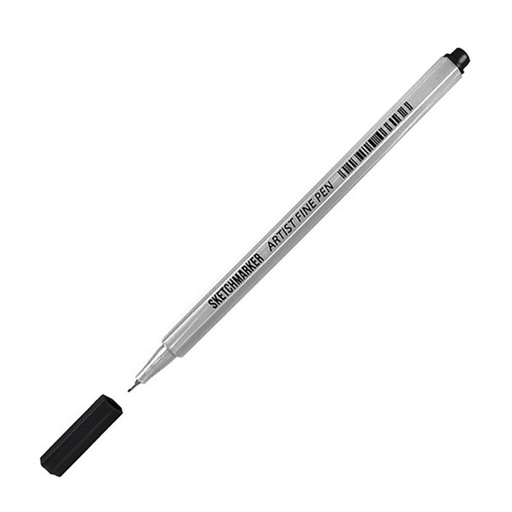 Ручка капиллярная Sketchmarker "Artist fine pen" Черный