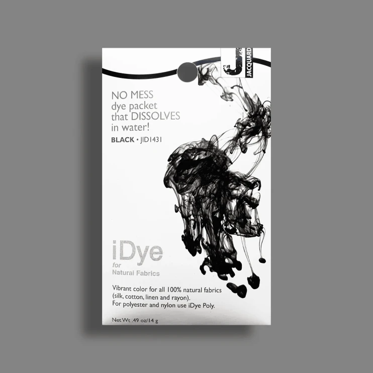 Краситель для натуральных волокон Jacquard "iDYE" 431 черный, 14 гр