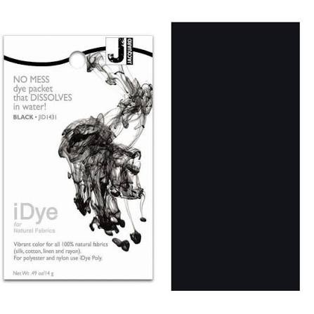 Краситель для натуральных волокон Jacquard "iDYE" 431 черный, 14 гр