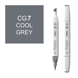 Маркер Touch Twin "Brush" цвет CG7 (cool grey 7)