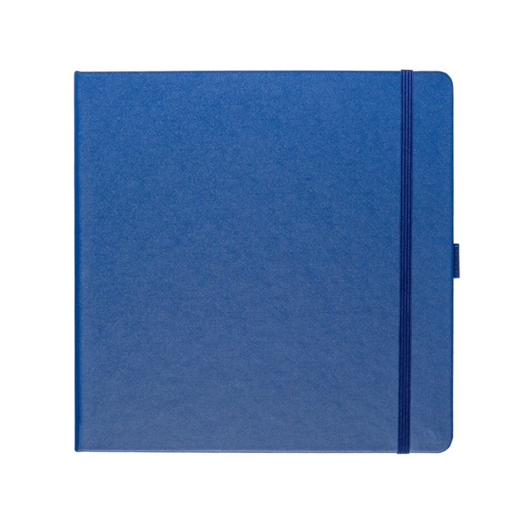 Блокнот для зарисовок Sketchmarker 20x20см, 140г/м2, 80л, твердая обложка Королевский синий