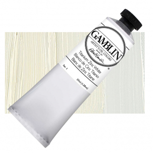 Масляная краска Gamblin "Artist" Titanium-Zinc White (белила титаново-цинковые), туба 37мл
