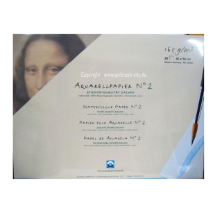 Склейка для акварели Schollershammer "Da Capo" 42х56см, 20л, 165гр/м²