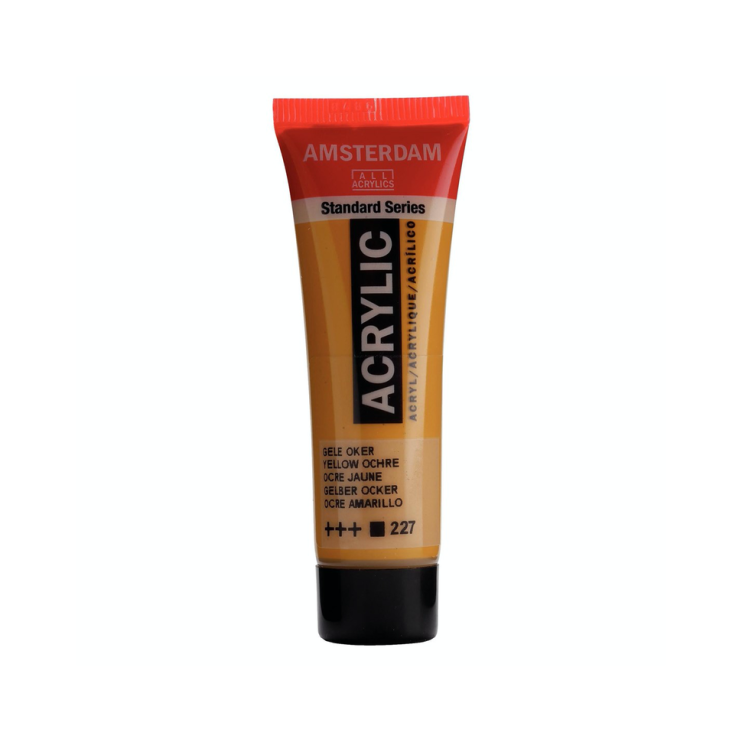 Краска акриловая "Amsterdam" №227 Охра желтая /20мл