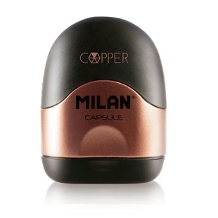 Точилка для карандашей Milan "Copper" 1 отверстие, цвет черный