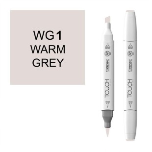 Маркер Touch Twin "Brush" цвет WG1 (warm grey 1)