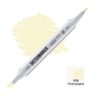 Маркер двусторонний Sketchmarker "Classic" Y75 Шампань